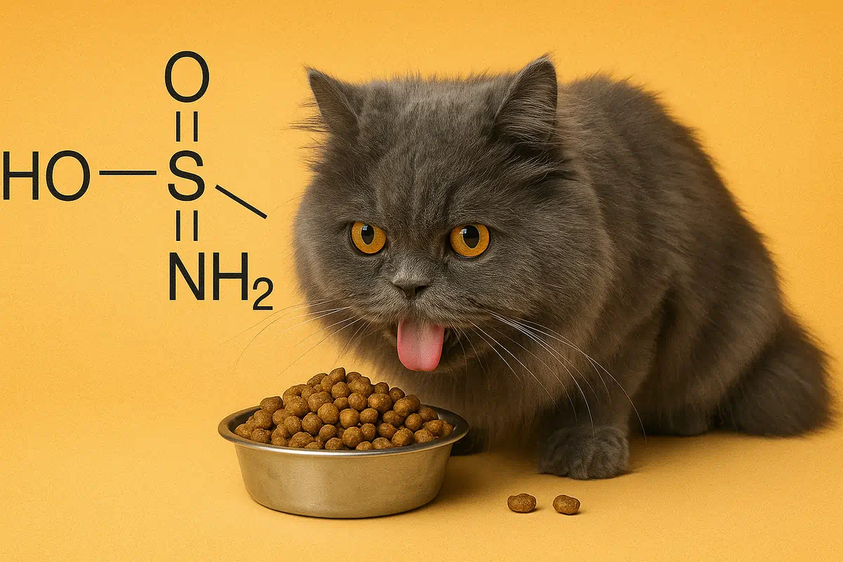 نقش تائورین در سلامت گربه ها